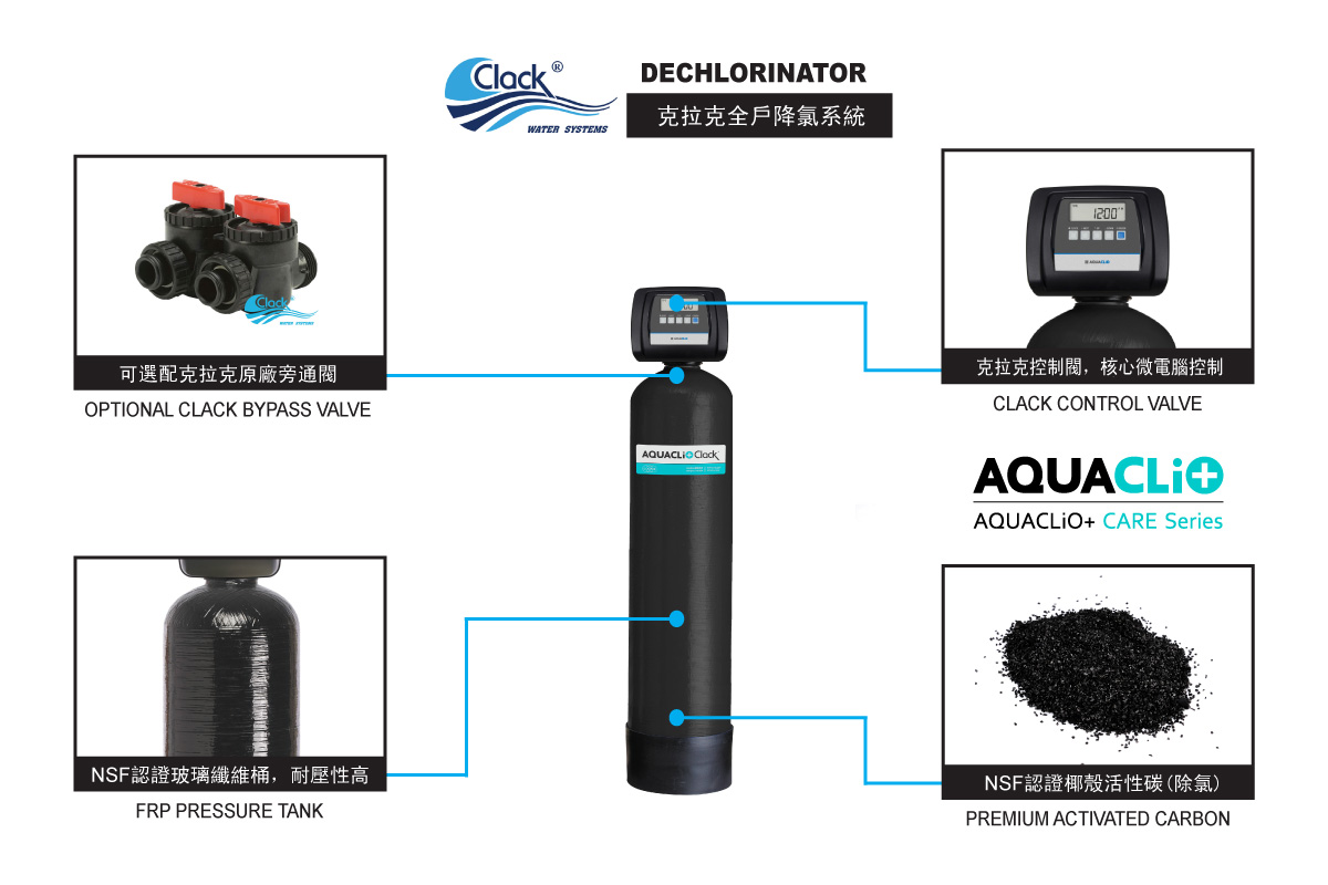 克拉克智慧高效降氯淨水系統