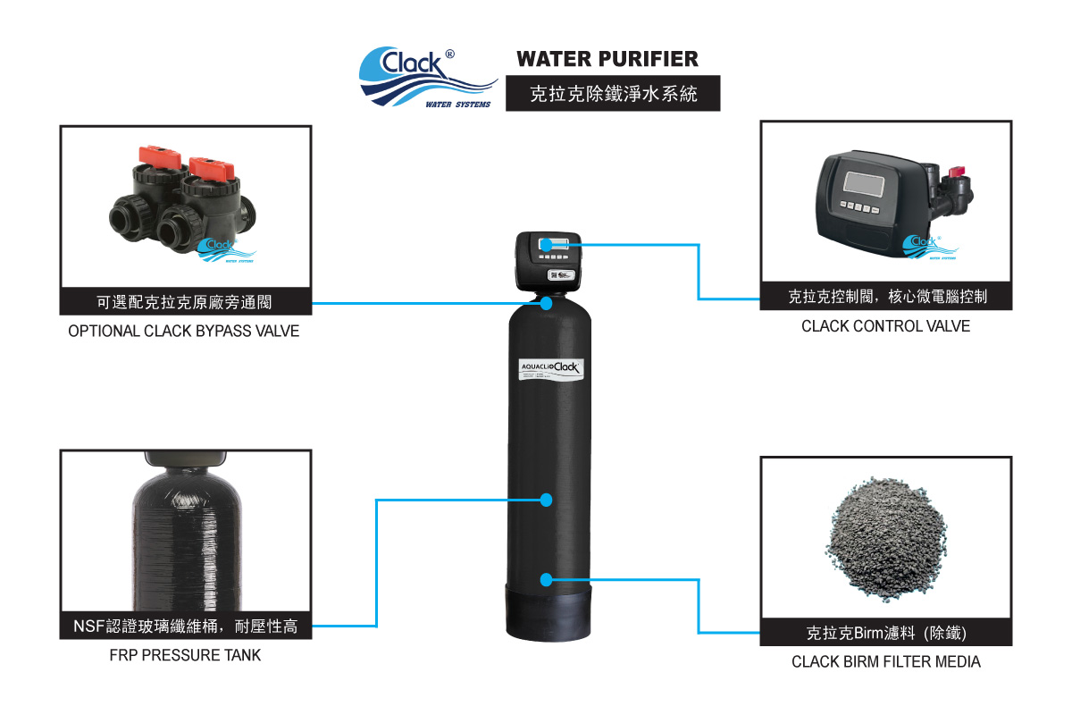 克拉克除鐵淨水系統