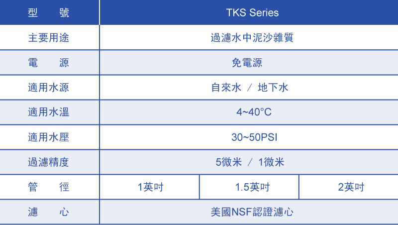 全棟雜質過濾系統