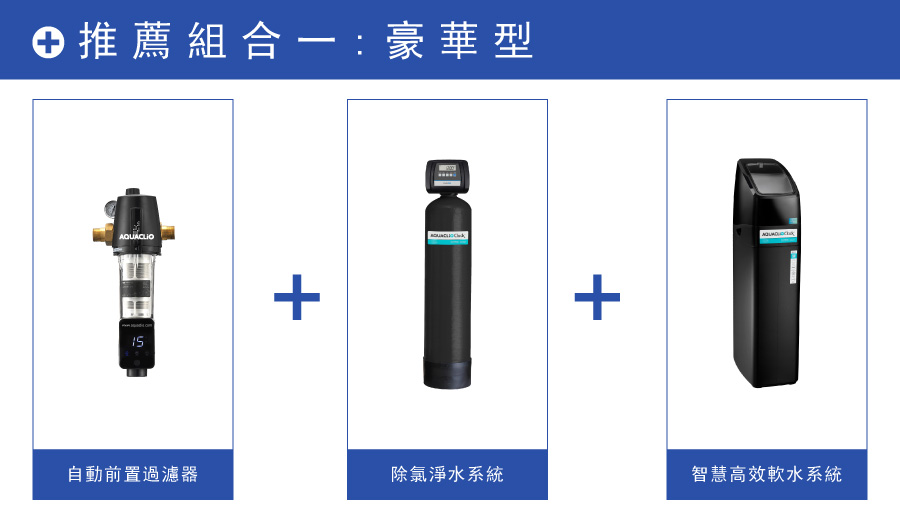 全戶軟水推薦組合